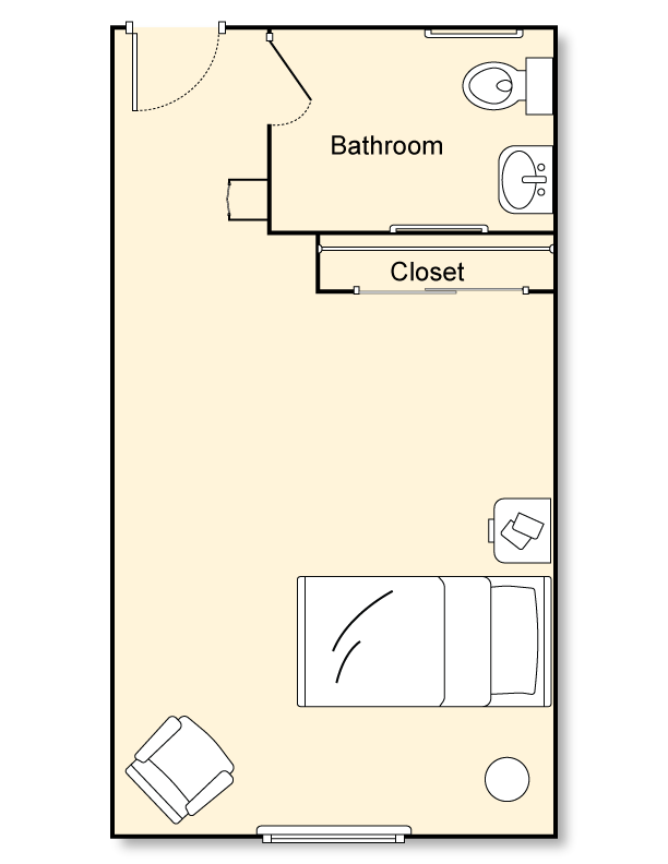 Small Studio Floor Plan